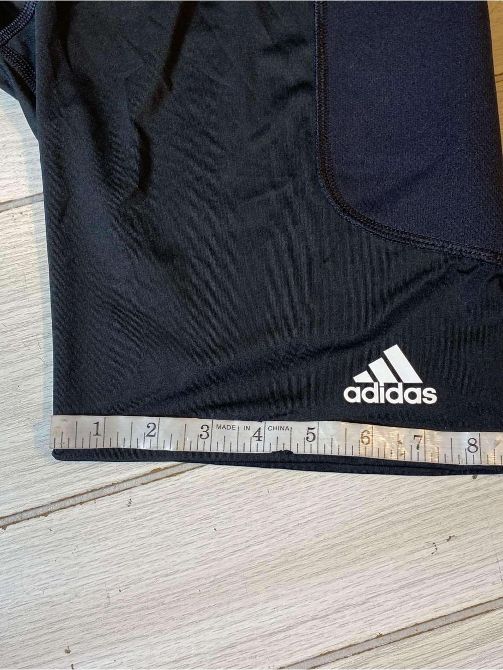 Adidas Men’s XL Triple Stripe Slider No Cup Compression Shorts Black NWT. - Picture 6 of 9